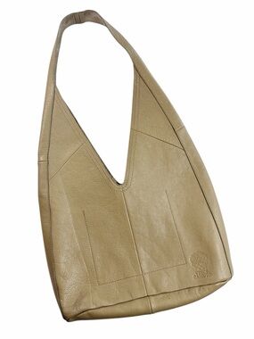 Vince Camuto Jozie Desert Tan Pebbled Leather Hobo Shoulder Bag